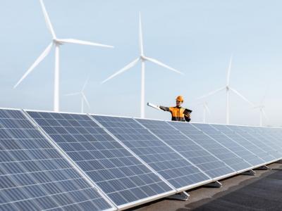 Energies renouvelables solaire et éolien